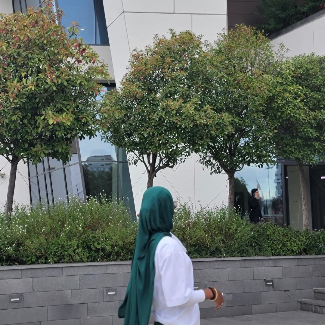 Street-style portrait of Azizah